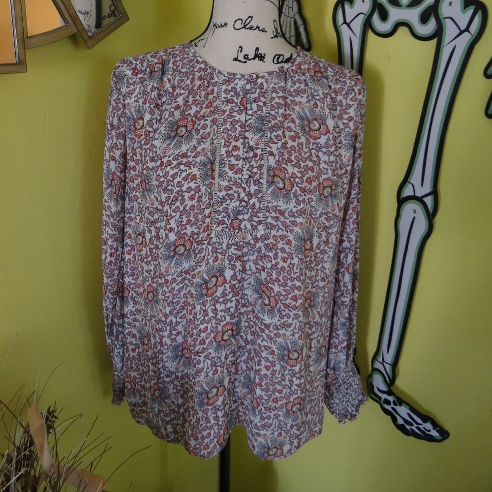 Ann Taylor Loft Floral Top